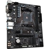 GIGABYTE A520M S2H scheda madre Presa AM4 micro ATX Nero/grigio, AMD, Presa AM4, 3rd Generation AMD Ryzen™ 3, DDR4-SDRAM, 64 GB, DIMM