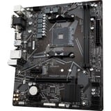 GIGABYTE A520M S2H scheda madre Presa AM4 micro ATX Nero/grigio, AMD, Presa AM4, 3rd Generation AMD Ryzen™ 3, DDR4-SDRAM, 64 GB, DIMM