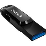 SanDisk Ultra Dual Drive unità flash USB 128 GB USB Type-A / USB Type-C 3.2 Gen 1 (3.1 Gen 1) Nero, Argento Nero, 128 GB, USB Type-A / USB Type-C, 3.2 Gen 1 (3.1 Gen 1), 150 MB/s, Lamina di scorrimento, Nero, Argento