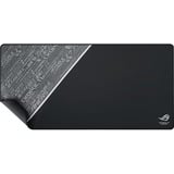 ASUS ROG Sheath BLK LTD Tappetino per mouse per gioco da computer Nero, Grigio, Bianco Nero/grigio, Nero, Grigio, Bianco, Tessuto, Gomma, Barra appoggiaferro antiscivolo, Tappetino per mouse per gioco da computer