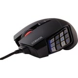 Corsair Scimitar RGB Elite mouse Mano destra USB tipo A Ottico 18000 DPI Nero, Mano destra, Ottico, USB tipo A, 18000 DPI, Nero