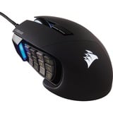 Corsair Scimitar RGB Elite mouse Mano destra USB tipo A Ottico 18000 DPI Nero, Mano destra, Ottico, USB tipo A, 18000 DPI, Nero