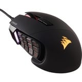 Corsair Scimitar RGB Elite mouse Mano destra USB tipo A Ottico 18000 DPI Nero, Mano destra, Ottico, USB tipo A, 18000 DPI, Nero