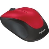 Logitech Wireless M235 mouse RF Wireless Ottico rosso, Ottico, RF Wireless, Rosso