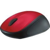 Logitech Wireless M235 mouse RF Wireless Ottico rosso, Ottico, RF Wireless, Rosso