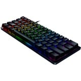 Razer Huntsman Mini Clicky Optical Switch Viola Nero, 60%, USB, Interruttore a chiave opto-meccanico, QWERTZ, LED RGB, Nero