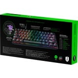 Razer Huntsman Mini Clicky Optical Switch Viola Nero, 60%, USB, Interruttore a chiave opto-meccanico, QWERTZ, LED RGB, Nero