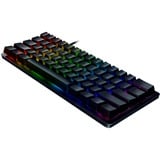 Razer Huntsman Mini tastiera USB QWERTZ Tedesco Nero Nero, 60%, USB, Interruttore a chiave opto-meccanico, QWERTZ, LED RGB, Nero