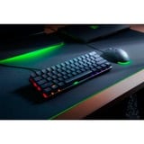 Razer Huntsman Mini tastiera USB QWERTZ Tedesco Nero Nero, 60%, USB, Interruttore a chiave opto-meccanico, QWERTZ, LED RGB, Nero