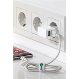 goobay 44979 Caricabatterie per dispositivi mobili Bianco Interno bianco, Interno, AC, 5 V, 2,4 A, 1 m, Bianco