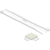 DeLOCK 18677 supporto per fascette Bianco Nylon 10 pezzo(i) bianco, Bianco, Nylon, 10 pezzo(i)