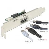 DeLOCK 63921 scheda di interfaccia e adattatore Interno eSATA SATA, eSATA, SATA, USB, Sacchetto di politene