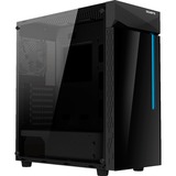 GIGABYTE C200 Midi Tower Nero Nero, Midi Tower, PC, Nero, ATX, micro ATX, Mini-ITX, Vetro, Plastica, Acciaio, 16,5 cm