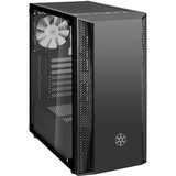 SilverStone FARA B1 RGB Tower Nero Nero, Tower, PC, Nero, ATX, micro ATX, Mini-ITX, Plastica, Acciaio, Vetro temperato, Blu, Verde, Rosso