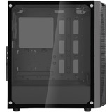 SilverStone FARA B1 RGB Tower Nero Nero, Tower, PC, Nero, ATX, micro ATX, Mini-ITX, Plastica, Acciaio, Vetro temperato, Blu, Verde, Rosso