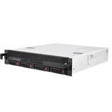 SilverStone RM21-304 Supporto Bianco Nero, Supporto, Server, Bianco, micro ATX, Mini-ITX, Metallo, 2U