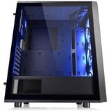 Thermaltake Versa J25 TG RGB Midi Tower Nero Nero, Midi Tower, PC, Nero, ATX, micro ATX, Mini-ITX, SPCC, Ventole, Frontale