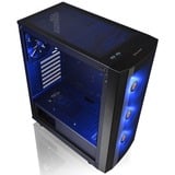 Thermaltake Versa J25 TG RGB Midi Tower Nero Nero, Midi Tower, PC, Nero, ATX, micro ATX, Mini-ITX, SPCC, Ventole, Frontale