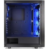 Thermaltake Versa J25 TG RGB Midi Tower Nero Nero, Midi Tower, PC, Nero, ATX, micro ATX, Mini-ITX, SPCC, Ventole, Frontale