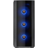 Thermaltake Versa J25 TG RGB Midi Tower Nero Nero, Midi Tower, PC, Nero, ATX, micro ATX, Mini-ITX, SPCC, Ventole, Frontale