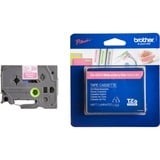 Brother TZEMQP35 nastro per etichettatrice TZ TZ, Rosa, Trasferimento termico, Carta, 5 m, 1 pz