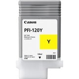 Canon PFI-120Y cartuccia d'inchiostro 1 pz Originale Giallo giallo, Inchiostro a base di pigmento, 130 ml, 1 pz, Confezione singola
