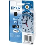 Epson Alarm clock Cartuccia Sveglia Nero Inchiostri DURABrite Ultra 27 Resa standard, Inchiostro a base di pigmento, 6,2 ml, 350 pagine, 1 pz