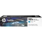 HP Cartuccia ciano originale ad alta capacità 981X PageWide Resa elevata (XL), Inchiostro a base di pigmento, 116 ml, 10000 pagine, 1 pz