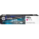 HP Cartuccia magenta originale 981A PageWide Resa standard, Inchiostro a base di pigmento, 69 ml, 6000 pagine, 1 pz