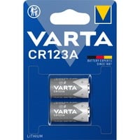 VARTA -CR123A-2 Batterie per uso domestico Batteria monouso, CR123A, Litio, 3 V, 2 pz, 1600 mAh