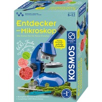 KOSMOS 63605 Giocattoli e kit di scienza per bambini Microscopio, Biologia, 8 anno/i, Blu