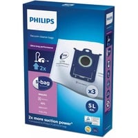 Philips s-bag 3 sacchetti per aspirapolvere Sintetico, 5 L, FC8200- FC8219, FC8380 - FC8399, FC8400 - FC8499, FC8600 - FC8649, FC9000 - FC9099, FC9100 -..., 3 pz