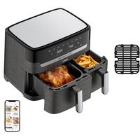 Tefal Dual Fry & Grill EY905B Nero