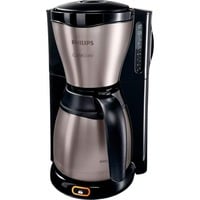 Philips HD7548 Macchina da caffè con filtro 1,2 L Nero/in acciaio inox, Macchina da caffè con filtro, 1,2 L, Caffè macinato, 1000 W, Nero, Metallico