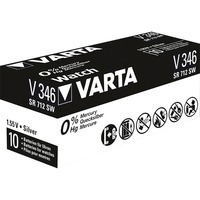 VARTA V346 Batteria monouso Ossido d'argento (S) Batteria monouso, Ossido d'argento (S), 1,55 V, 1 pz, 10 mAh, Argento