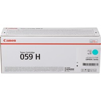 Canon 059 H cartuccia toner 1 pz Originale Ciano 13500 pagine, Ciano, 1 pz