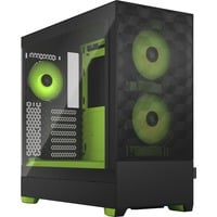 Fractal Design Pop Air Tower Nero, Verde Nero/Verde, Tower, PC, Nero, Verde, ATX, micro ATX, Mini-ITX, Acciaio, Vetro temperato, Multi