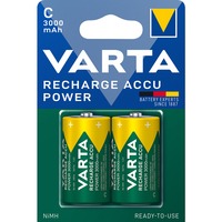 VARTA -56714B Batterie per uso domestico Batteria ricaricabile, C, Nichel-Metallo Idruro (NiMH), 1,2 V, 2 pz, 3000 mAh