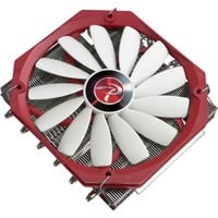 RAIJINTEK Pallas Processore Refrigeratore 14 cm Metallico, Rosso bianco, Refrigeratore, 14 cm, 650 Giri/min, 1400 Giri/min, 28 dB, 56,55 pdc/min