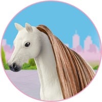 Schleich HORSE CLUB Sofia’s Beauties 42653 accessorio per miniature giocattolo Acconciatura per figure giocattolo, Gioco figura Acconciatura per figure giocattolo, 3 anno/i, Marrone