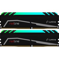 Mushkin Redline Lumina memoria 16 GB 2 x 8 GB DDR4 3200 MHz Nero, 16 GB, 2 x 8 GB, DDR4, 3200 MHz, 288-pin DIMM