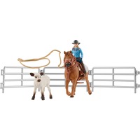 Image of Farm World Cowgirl Team Roping Fun004