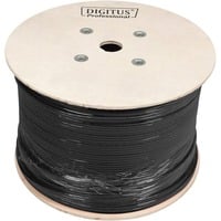 Digitus Cavo sotterraneo a doppino intrecciato CAT 7 S-FTP Nero, 1000 m, Cat7, S/FTP (S-STP)