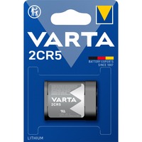 VARTA -2CR5 Batterie per uso domestico Batteria monouso, 6V, Litio, 6 V, 1 pz, 1400 mAh