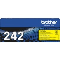 Brother TN-242Y cartuccia toner 1 pz Originale Giallo 1400 pagine, Giallo, 1 pz