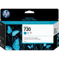 HP Cartuccia di inchiostro ciano DesignJet 730 da 130 ml Resa standard, Inchiostro colorato, 130 ml, 1 pz