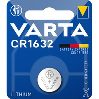 VARTA Lithium Coin CR1632 BLI 1 Batteria monouso, CR1632, Litio, 3 V, 1 pz, 135 mAh