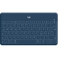 Logitech Keys-To-Go Blu Bluetooth Tedesco blu, Tedesco, 1,7 cm, 1,2 mm, Apple, iPad, iPhone, Apple TV, Blu