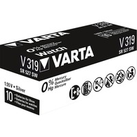 VARTA -V319 Batterie per uso domestico argento, Batteria monouso, Ossido d'argento (S), 1,55 V, 1 pz, Hg (mercurio), Argento