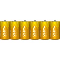 VARTA 4114 Batteria monouso C Alcalino Batteria monouso, C, Alcalino, 1,5 V, 6 pz, Blu, Giallo